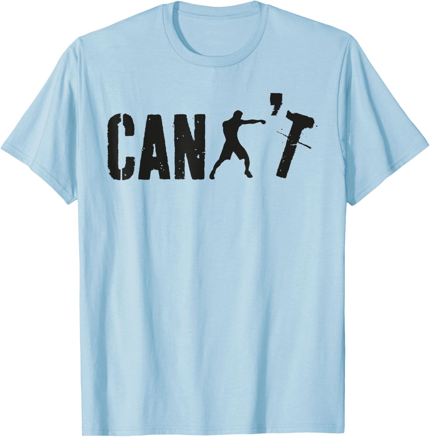 Can't Funny Boxing Coach Boxing Trainer Boxer Player Lover T-Shirt - T-Shirt | Light Blue