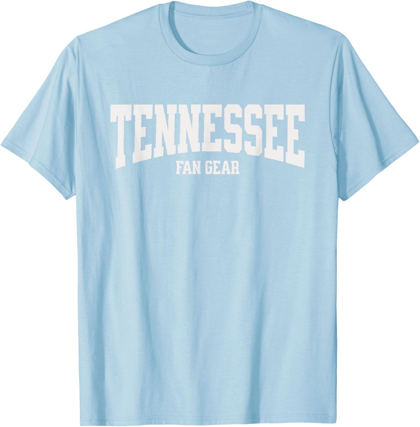 Official Tennessee Fan Gear | TN Orange White | Tennessee T-Shirt - T-Shirt | Light Blue