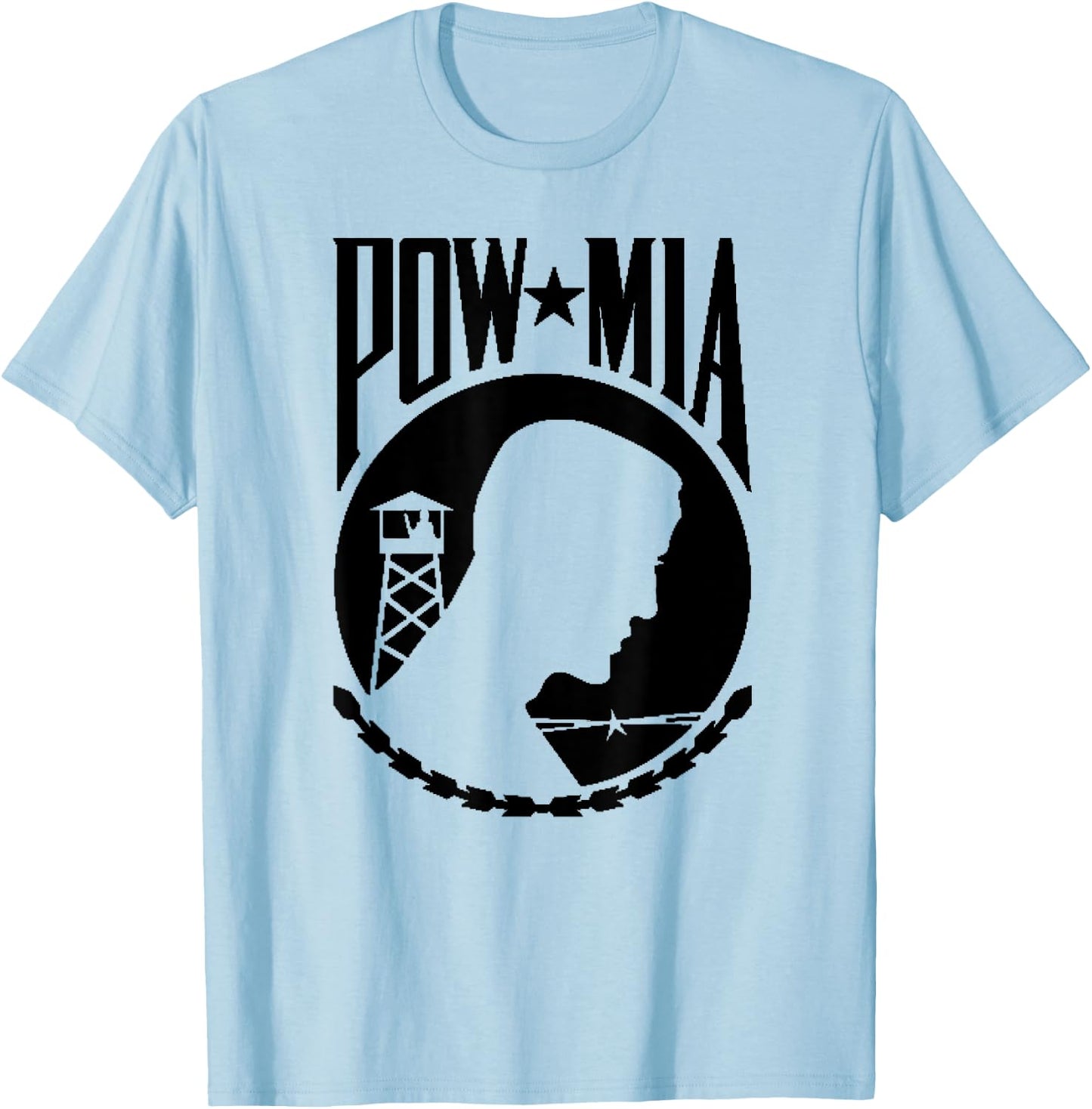 Powmia Pow Mia T-Shirt - T-Shirt | Light Blue