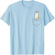 Funny Pocket Meerkat Funny Meerkat In A Pocket T-Shirt - T-Shirt | Light Blue
