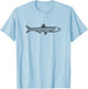 Anchovy Fish T-Shirt - T-Shirt | Light Blue