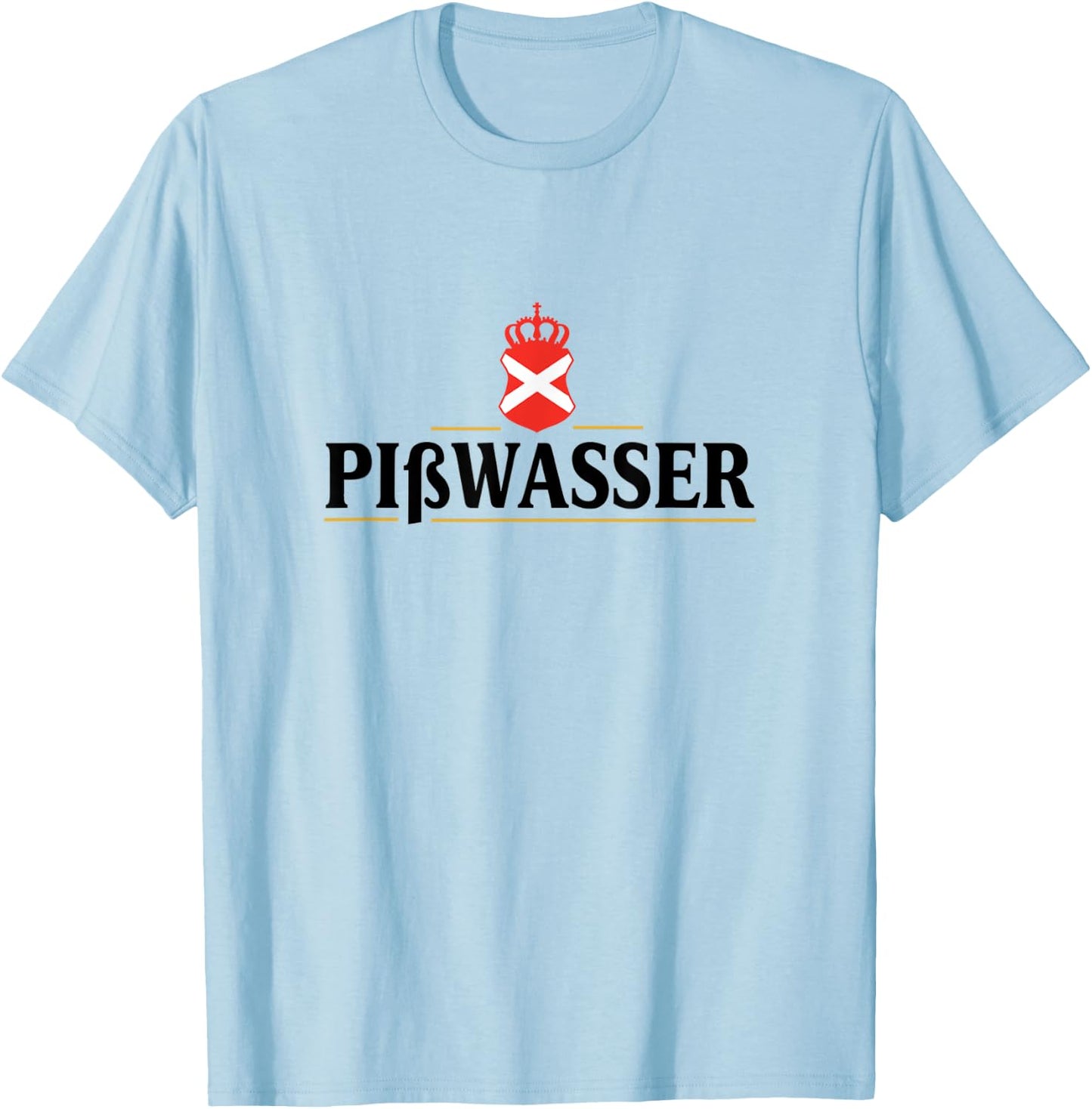 Fictionnal Beer Pißwasser Logo T-Shirt - T-Shirt | Light Blue