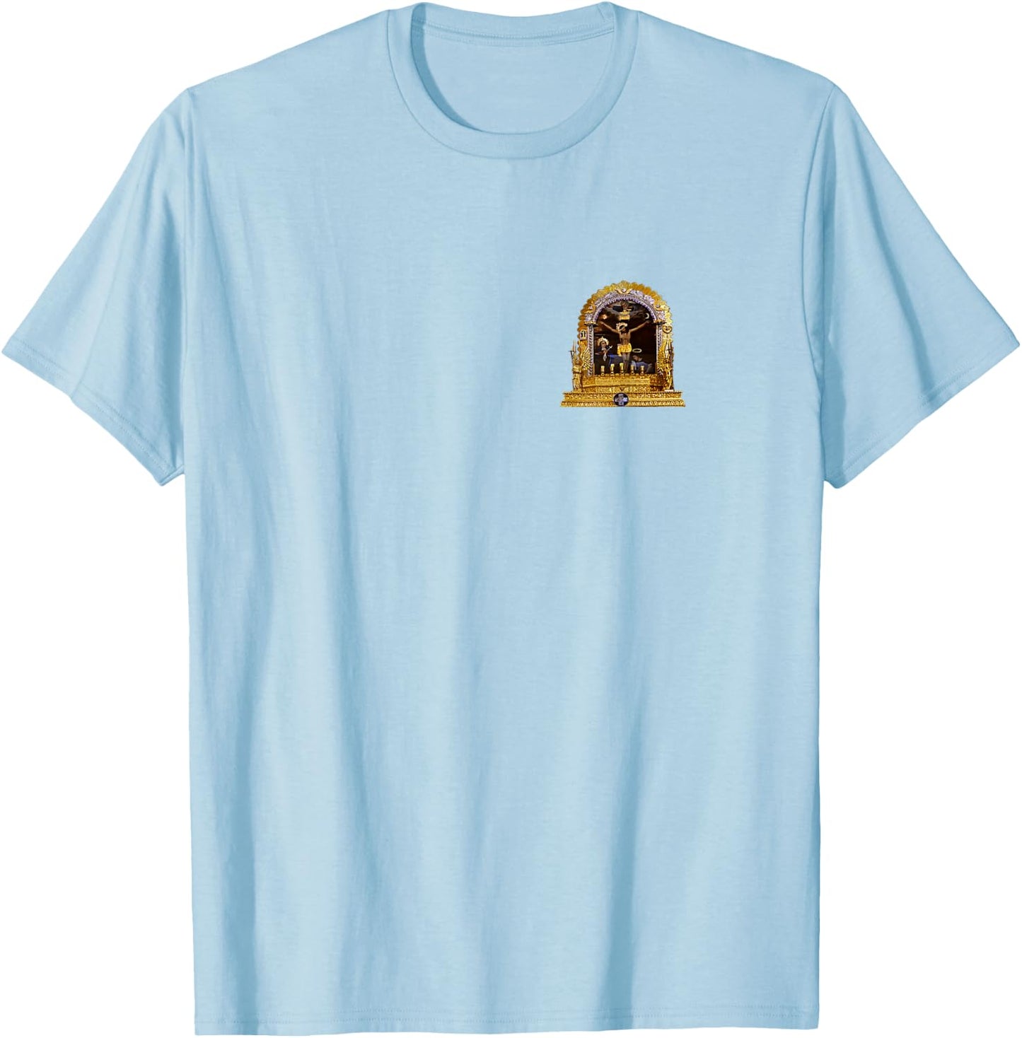 Señor De Los Milagros T-Shirt - T-Shirt | Light Blue