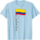 Colombia Signature Flag Pole - Patriotic Colombian Flag Kids Men T-Shirt - T-Shirt | Light Blue