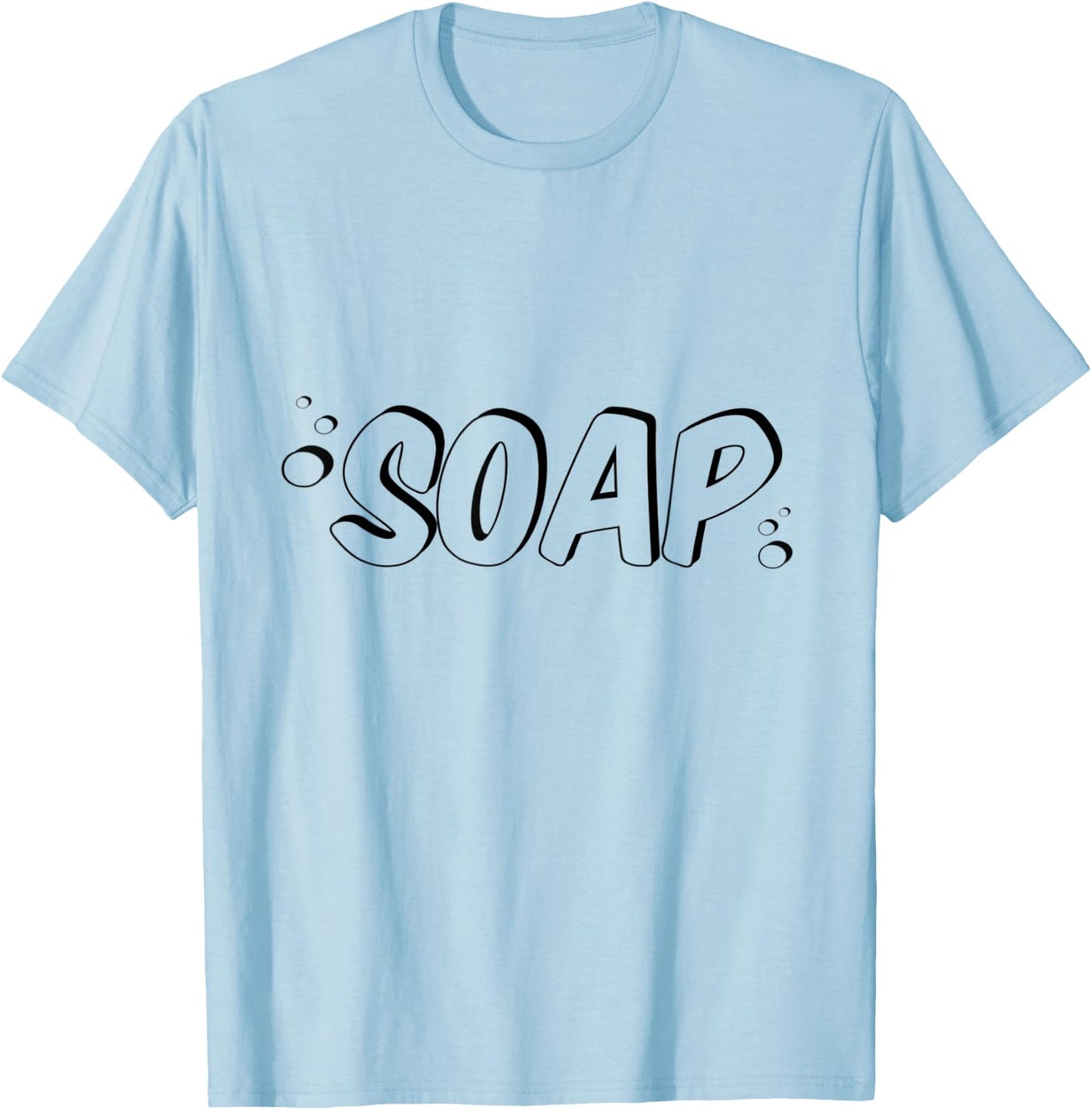 Funny Bar of Soap Halloween Costume Healthcare Wash Hands T-Shirt - T-Shirt | Light Blue