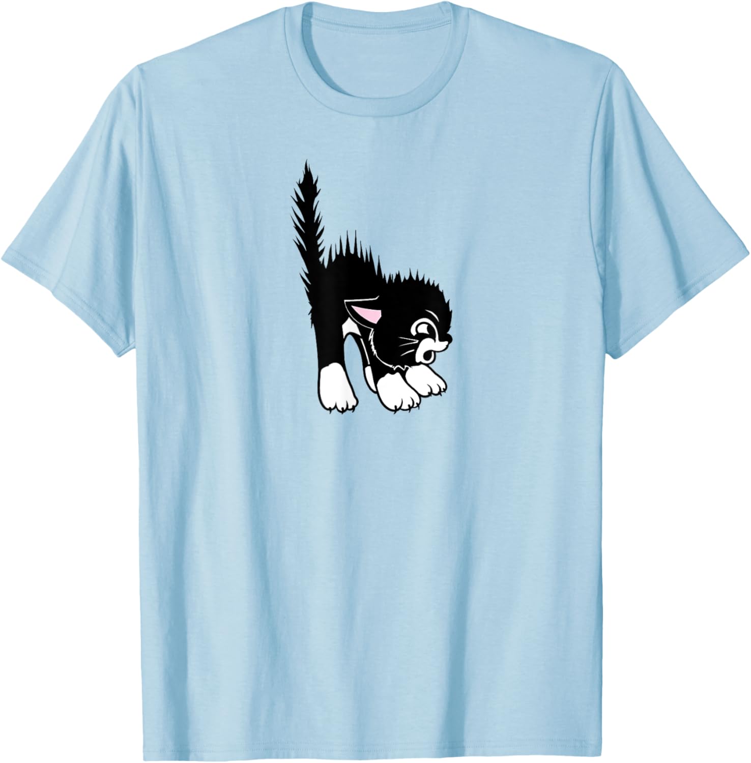 Disney Silly Symphonies More Kittens Scared Kitty Logo T-Shirt - T-Shirt | Light Blue