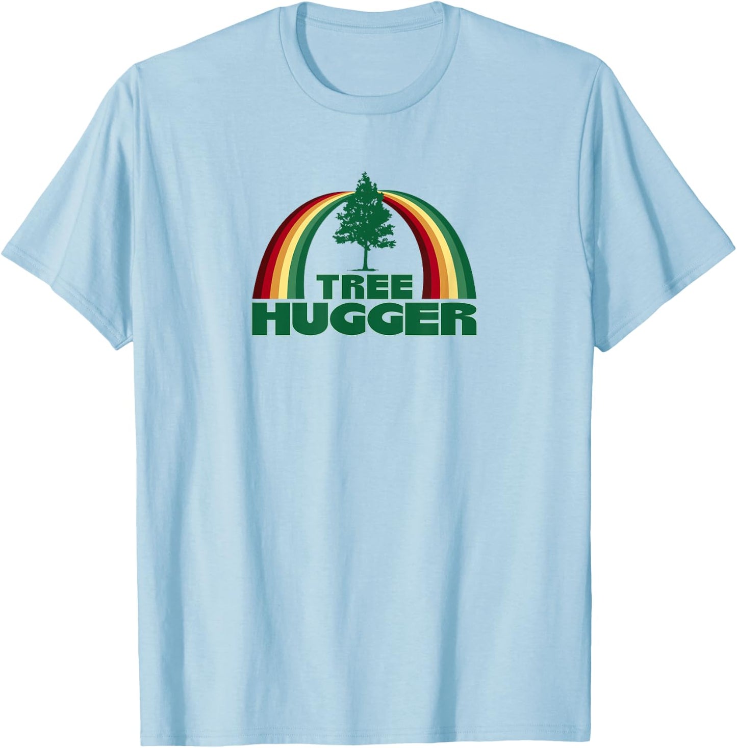 Tree Hugger Earth Day Tree Environmental Protection T-Shirt - T-Shirt | Light Blue