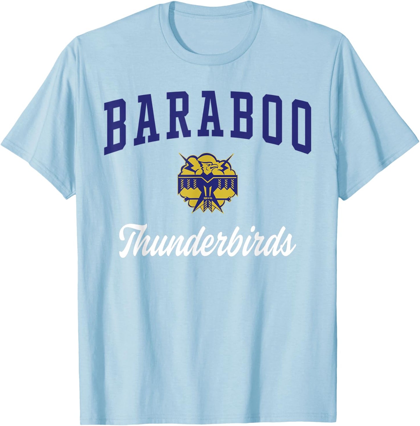 Baraboo High School Thunderbirds T-Shirt - T-Shirt | Light Blue
