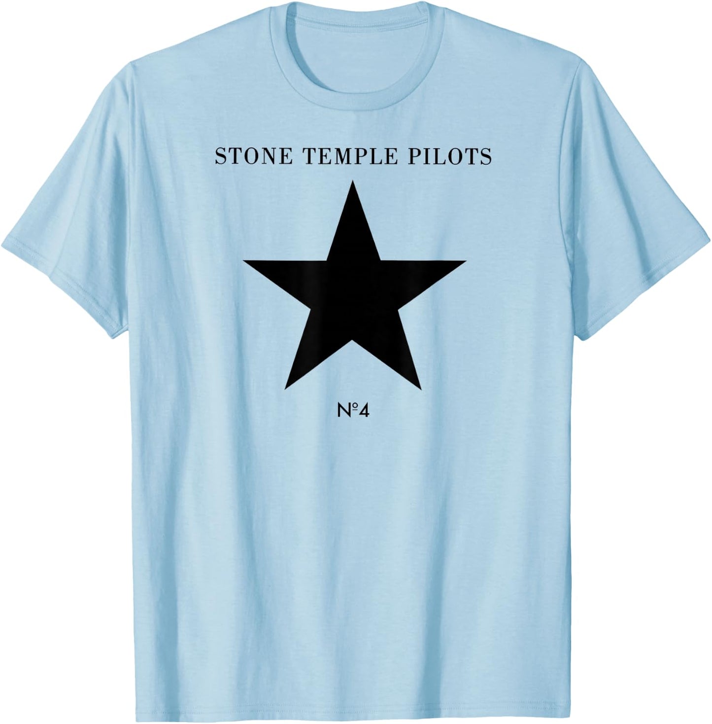 Stone Temple Pilots - No. 4 White T-Shirt - T-Shirt | Light Blue