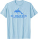St Maarten Dolphin Boys Girls Toddler Vacation Souvenir T-Shirt - T-Shirt | Light Blue