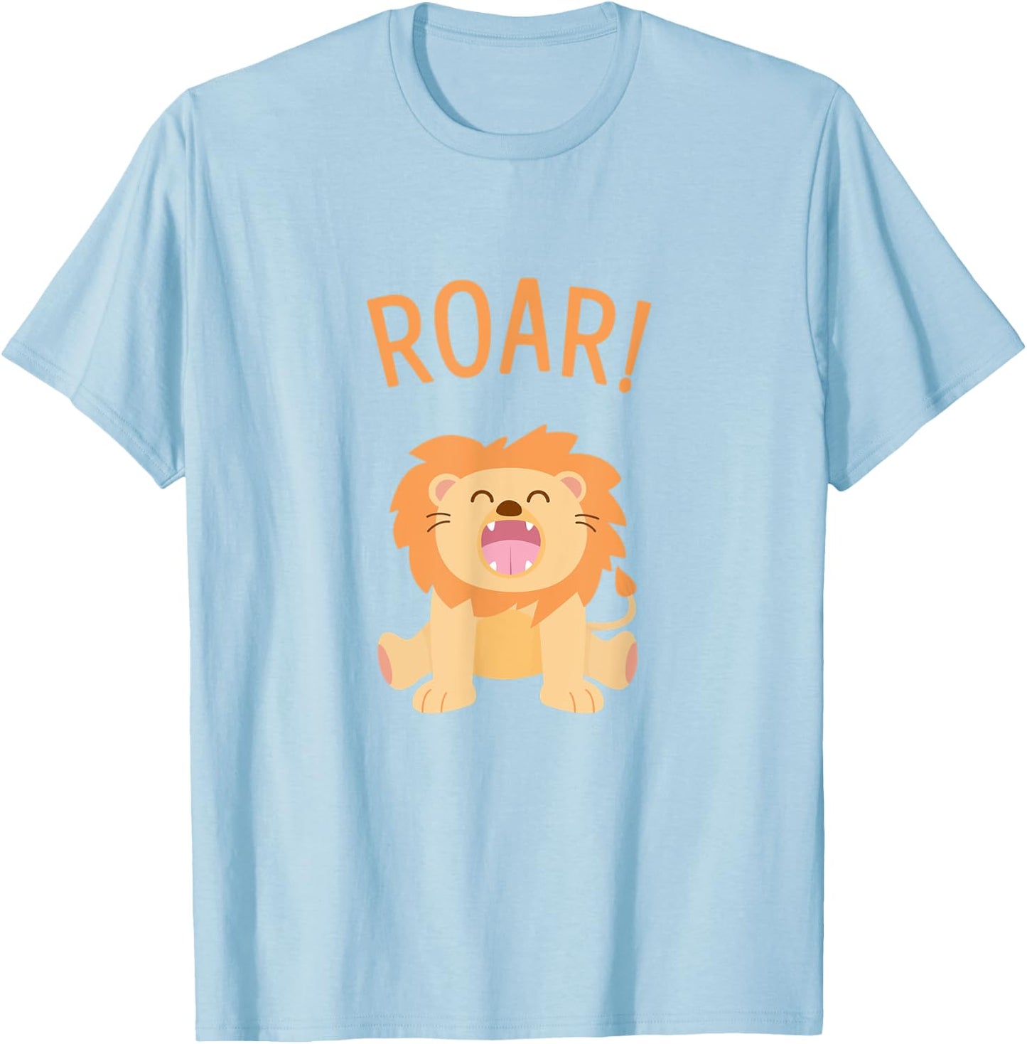 Roar! Lion T-Shirt - T-Shirt | Light Blue