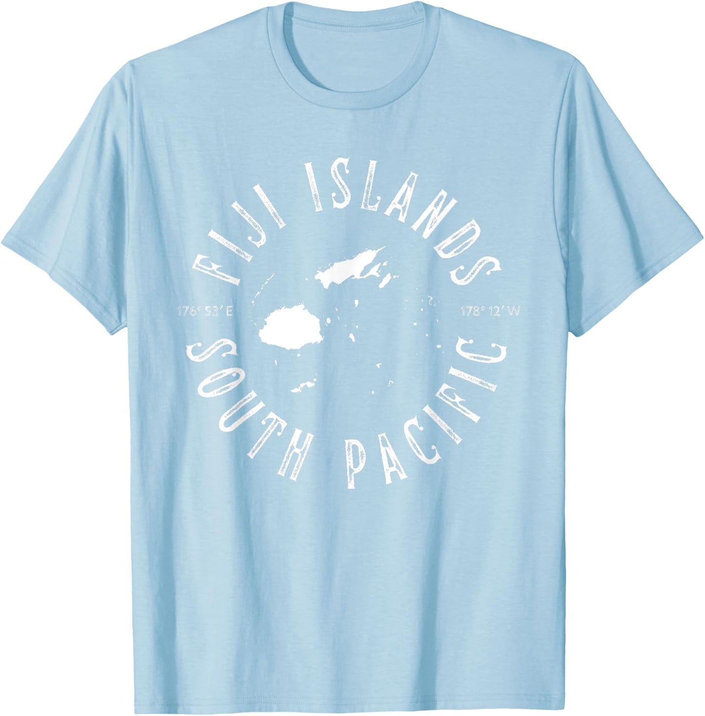 Fiji Islands Souvenir Fiji T-Shirt - T-Shirt | Light Blue