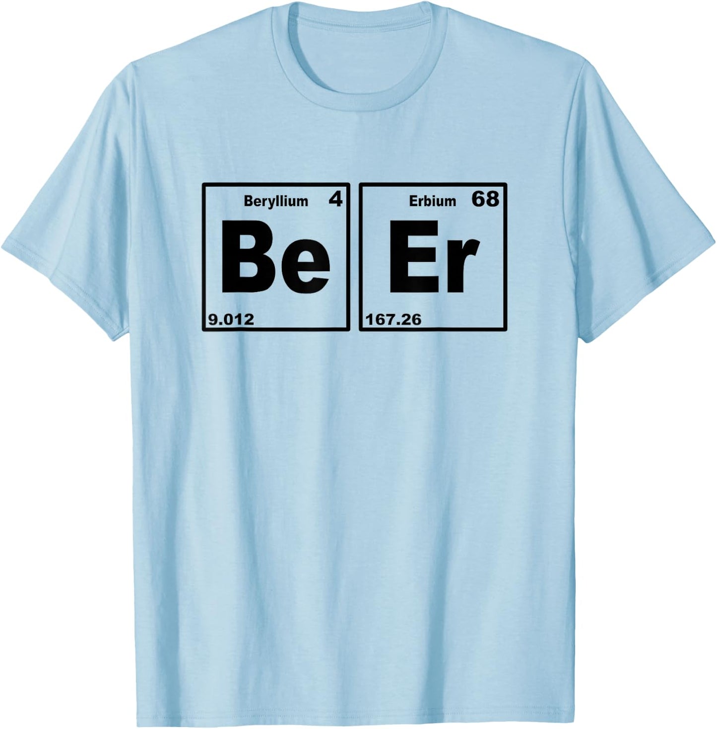 Beer Periodic Table - Chemistry T-Shirt - T-Shirt | Light Blue