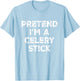 Pretend I'm A Celery Stick Lazy Halloween Costume T-Shirt - T-Shirt | Light Blue