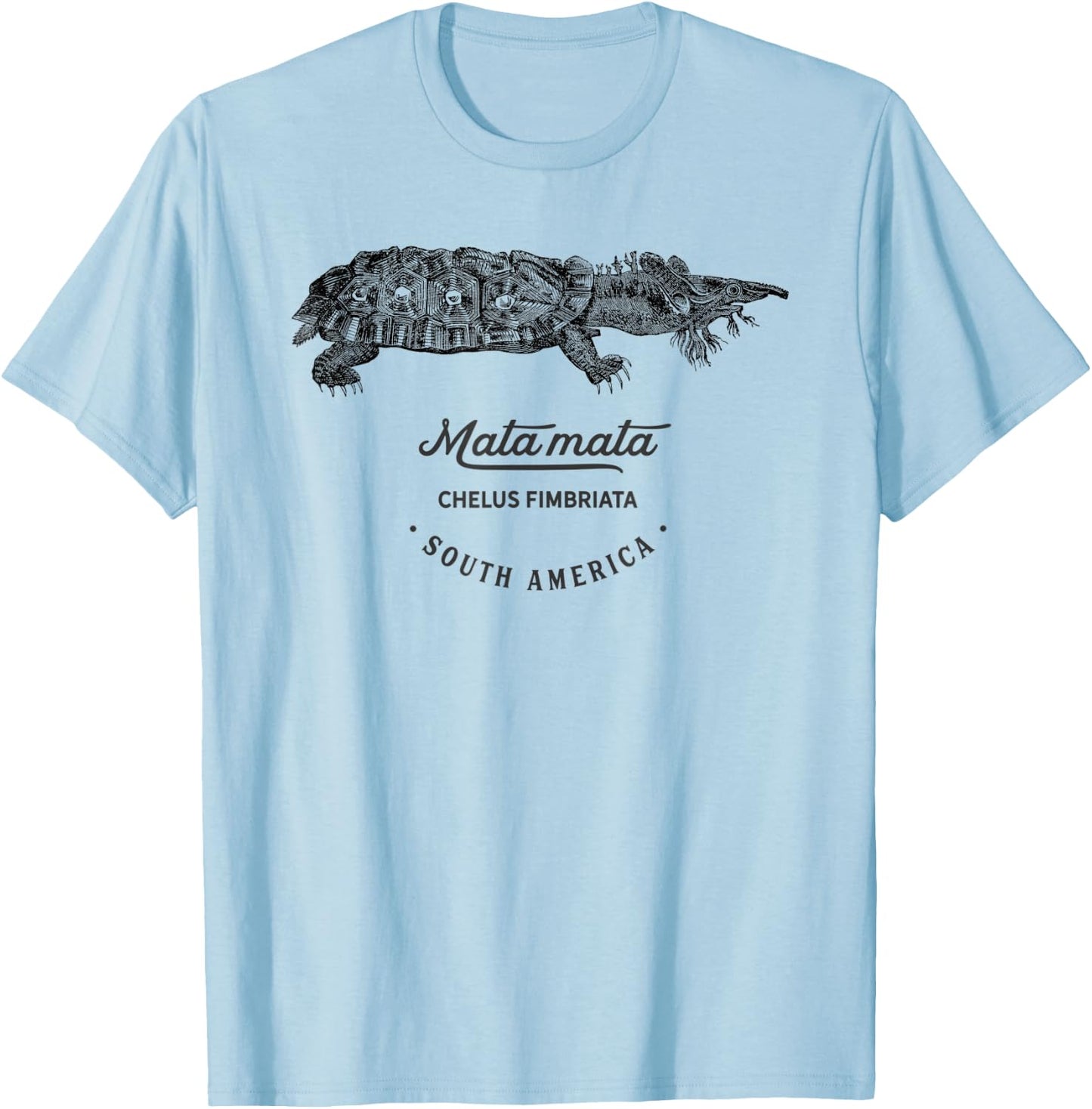 Mata mata Turtle Tortoise Funny Weird Birthday Women Men Kid T-Shirt - T-Shirt | Light Blue