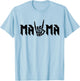 Mama Of The Bad Two the Bone Birthday 2 Years Old Birthday T-Shirt - T-Shirt | Light Blue