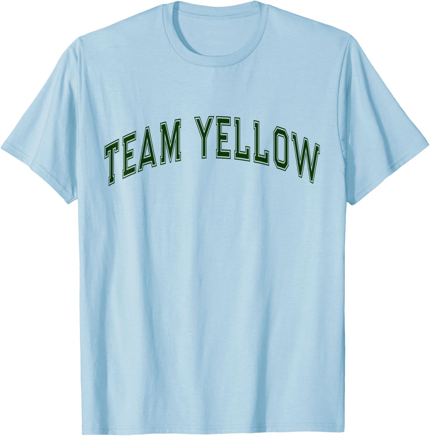 Summer Camp Color Team Yellow Field Day Event War Game Men Women Kids T-Shirt - T-Shirt | Light Blue