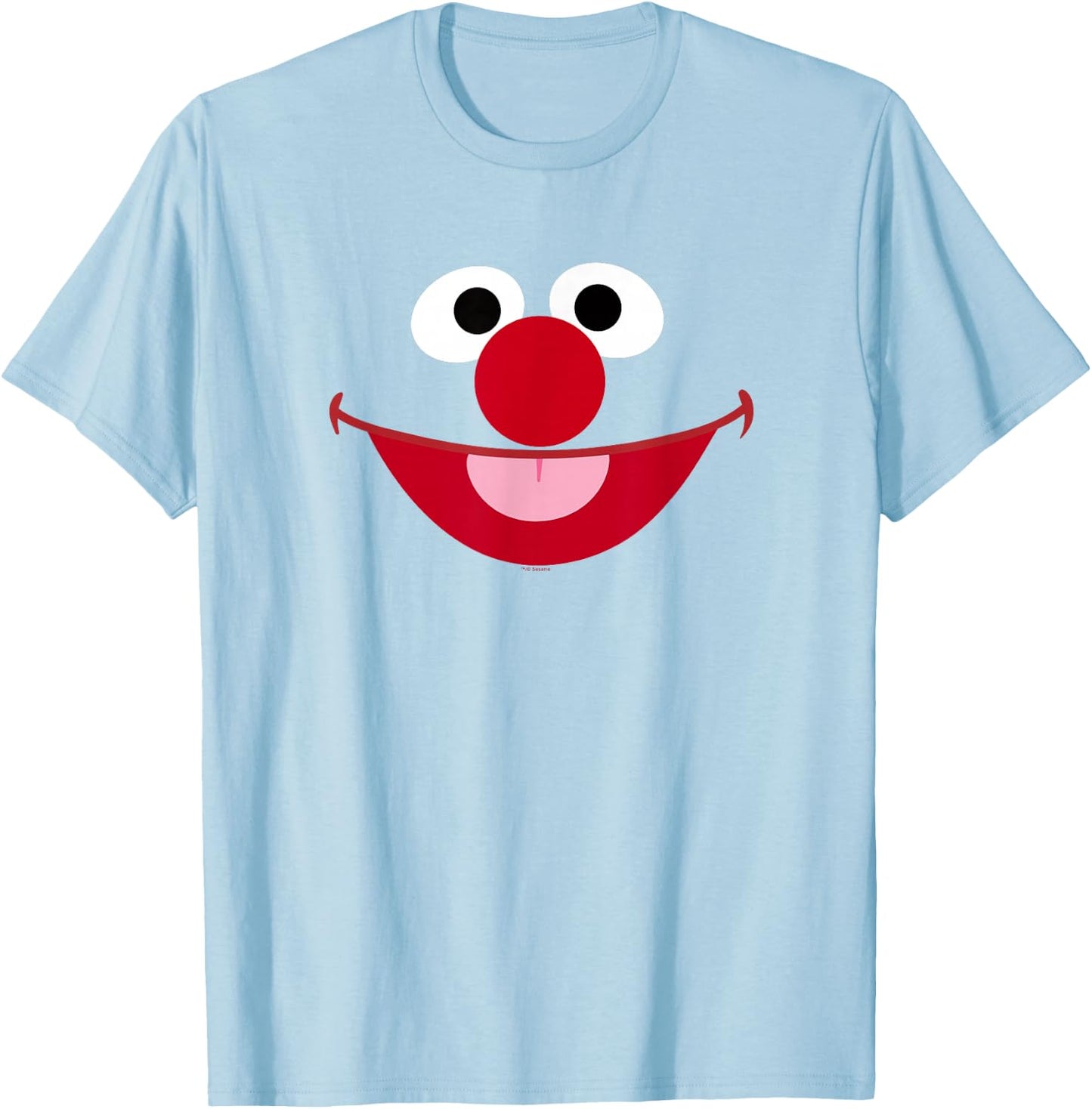 Sesame Street Ernie Face Halloween Costume T-Shirt - T-Shirt | Light Blue