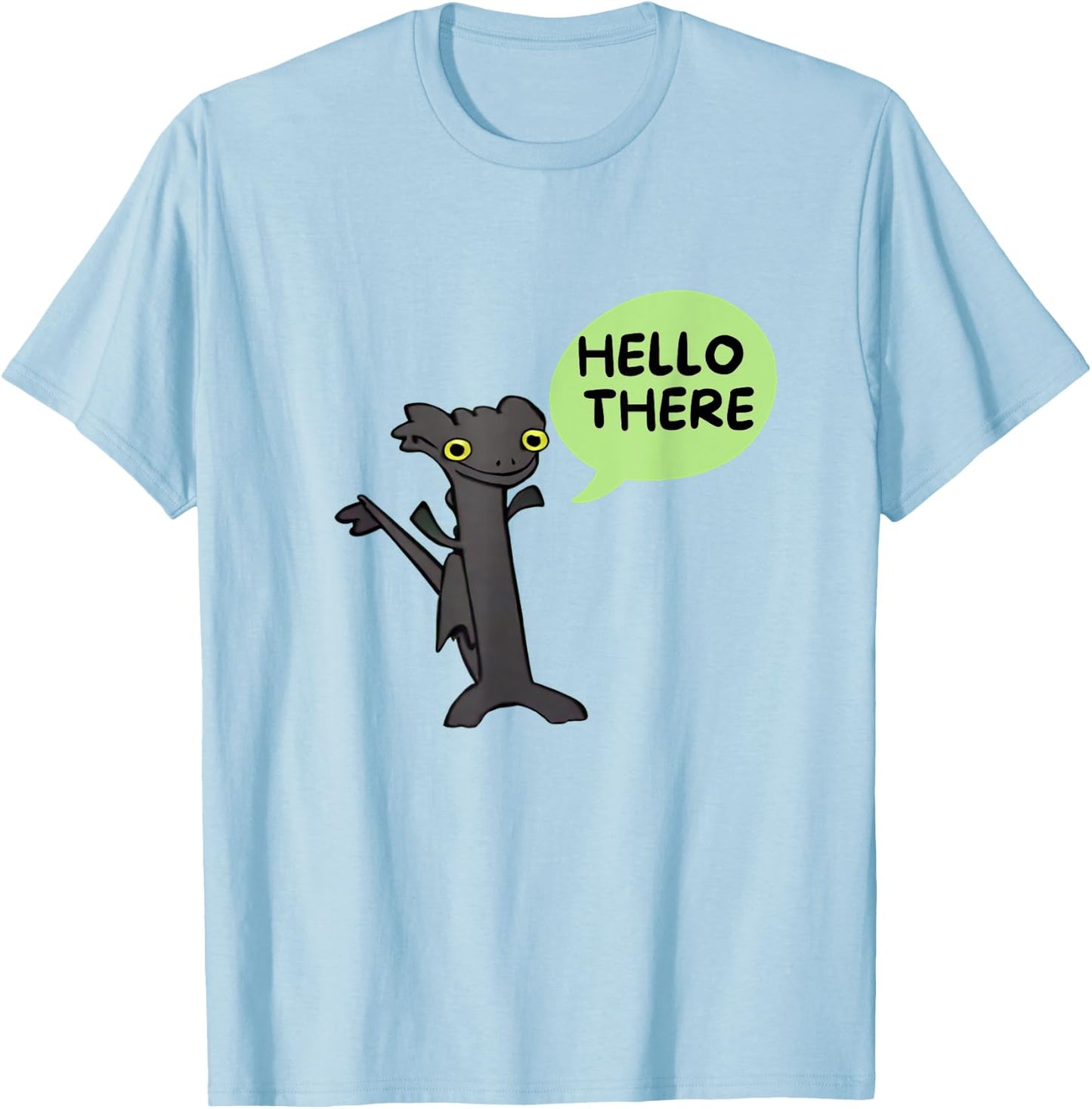 Funny Dragon Dance - Dancing Dragon Meme T-Shirt - T-Shirt | Light Blue