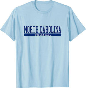 North Carolina Volleyball T-Shirt - T-Shirt | Light Blue