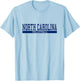 North Carolina Volleyball T-Shirt - T-Shirt | Light Blue