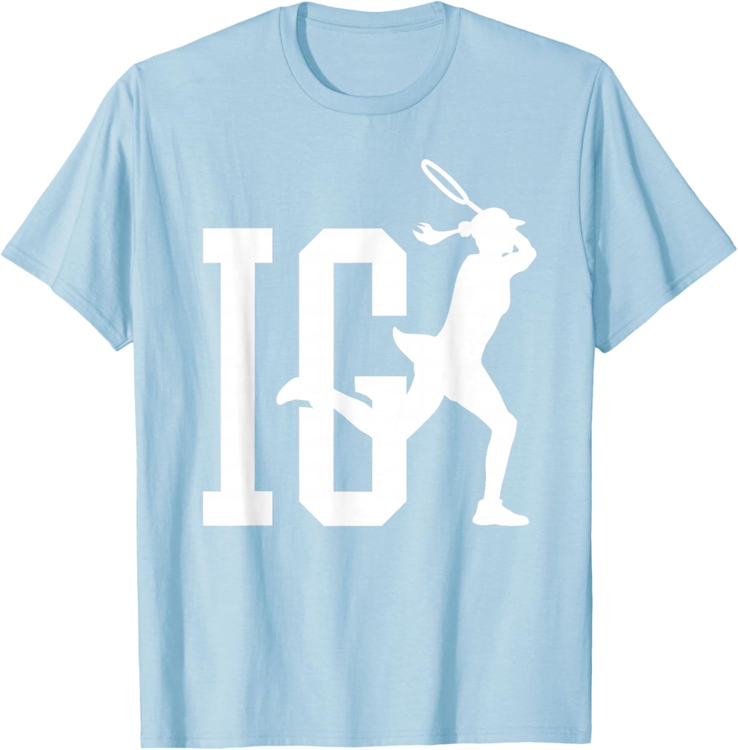 Iga Polish Tennis Player Poland Fan Club Team Two Sided Gear T-Shirt - T-Shirt | Light Blue