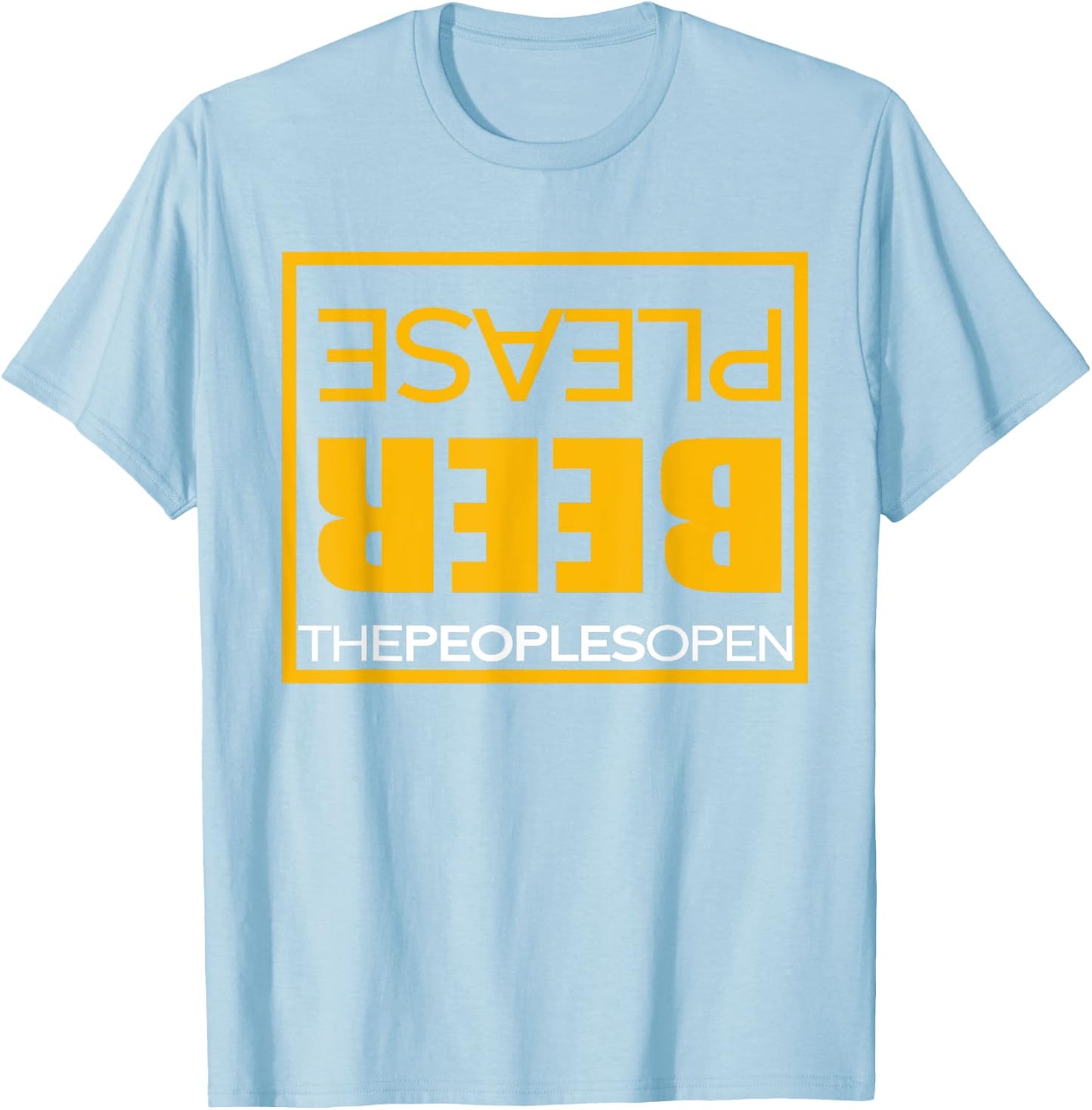 Waste Management Beer Please T-Shirt - T-Shirt | Light Blue