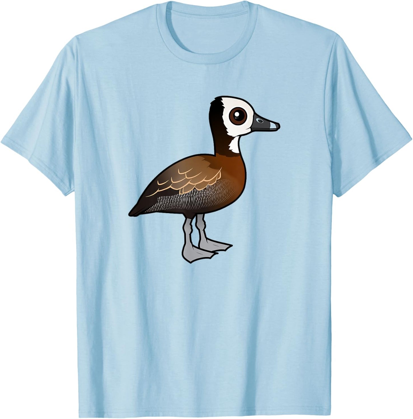 Birdorable White-faced Whistling-Duck T-Shirt - T-Shirt | Light Blue