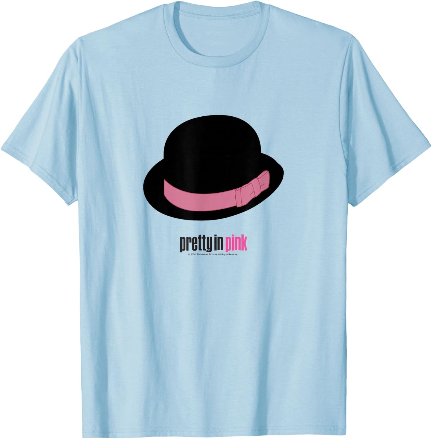 Pretty in Pink Andie's Hat T-Shirt - T-Shirt | Light Blue
