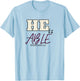 Bible verse- He is able Ephesians 3:20 Christian Gift T-Shirt - T-Shirt | Light Blue