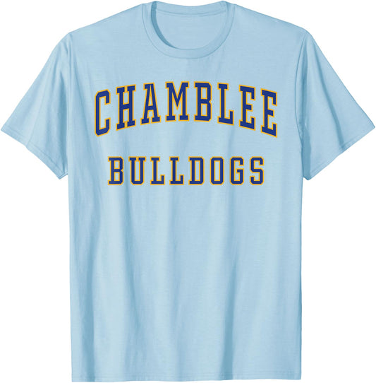 Chamblee High School Bulldogs T-Shirt - T-Shirt | Light Blue
