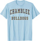 Chamblee High School Bulldogs T-Shirt - T-Shirt | Light Blue