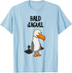 Smileteesfunny Funny Bald Seagull Bald Eagle Beach Pun T-Shirt - T-Shirt | Light Blue