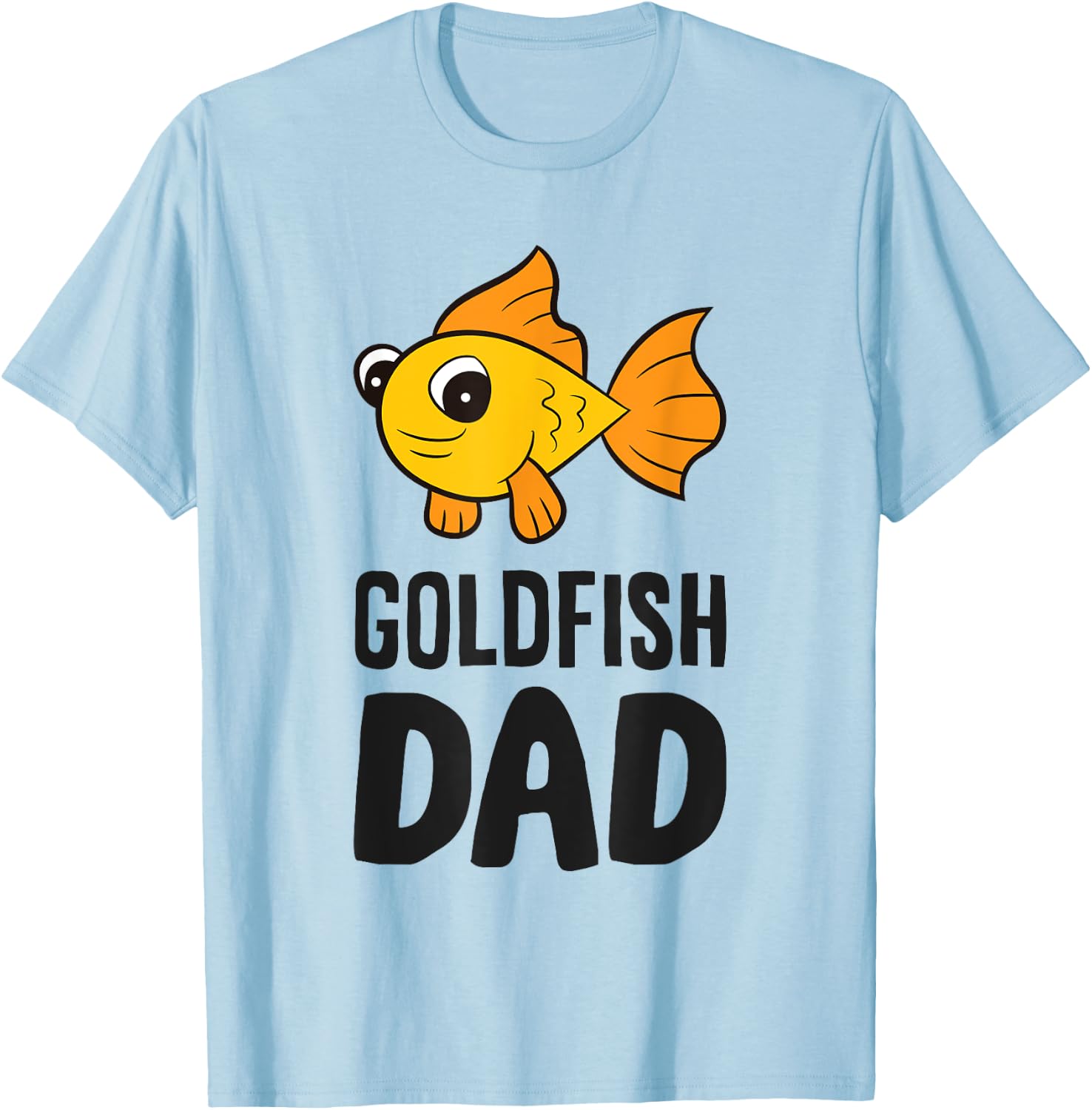 Goldfish Aquarium Funny Goldfish Dad T-Shirt - T-Shirt | Light Blue