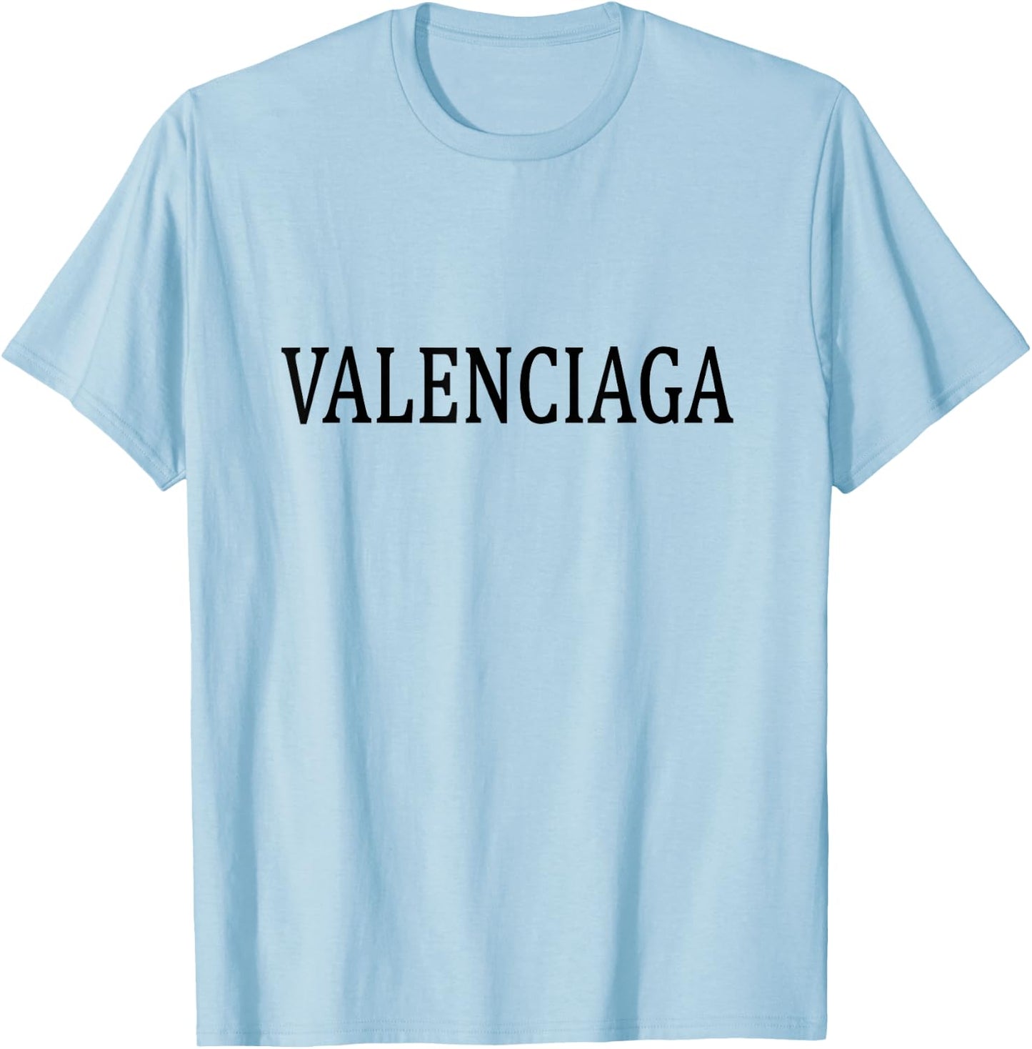 Valenciaga T-Shirt - T-Shirt | Light Blue