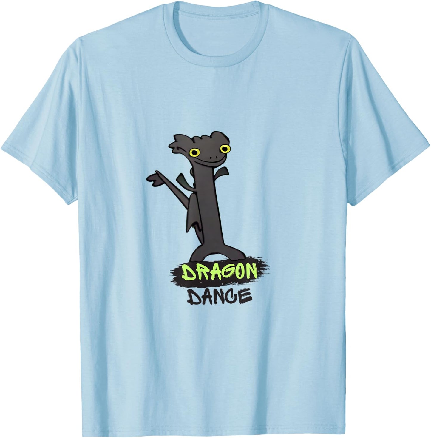 Funny Dragon Dance - Dancing Dragon Meme T-Shirt - T-Shirt | Light Blue