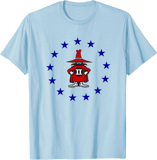 F4 Phantom Fighter Spook 13 Stars in Red White and Blue T-Shirt - T-Shirt | Light Blue