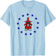 F4 Phantom Fighter Spook 13 Stars in Red White and Blue T-Shirt - T-Shirt | Light Blue
