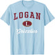 Logan High School Grizzlies T-Shirt - T-Shirt | Light Blue
