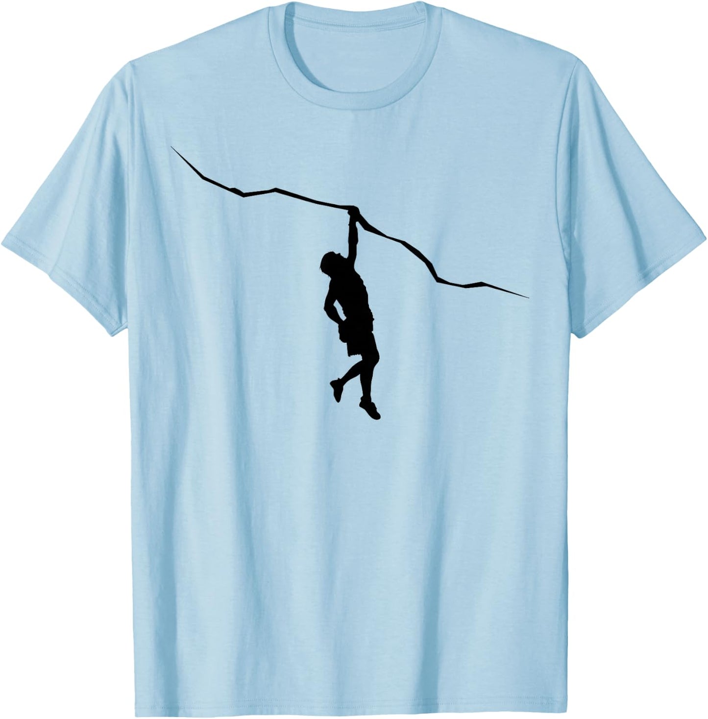 Climbing Climber Bouldering T-Shirt - T-Shirt | Light Blue