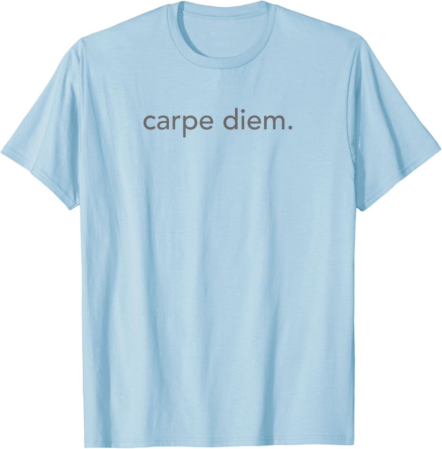 Minimalistic carpe diem. Minimal T-Shirt - T-Shirt | Light Blue