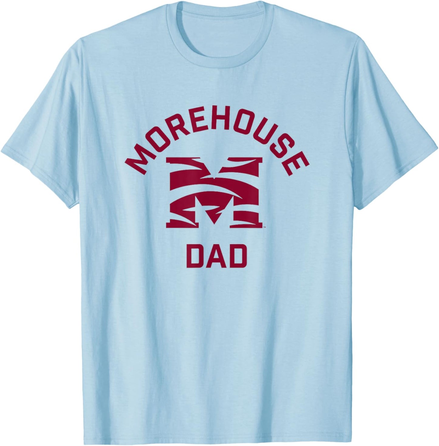 Morehouse College Maroon Tigers Arched Dad T-Shirt - T-Shirt | Light Blue