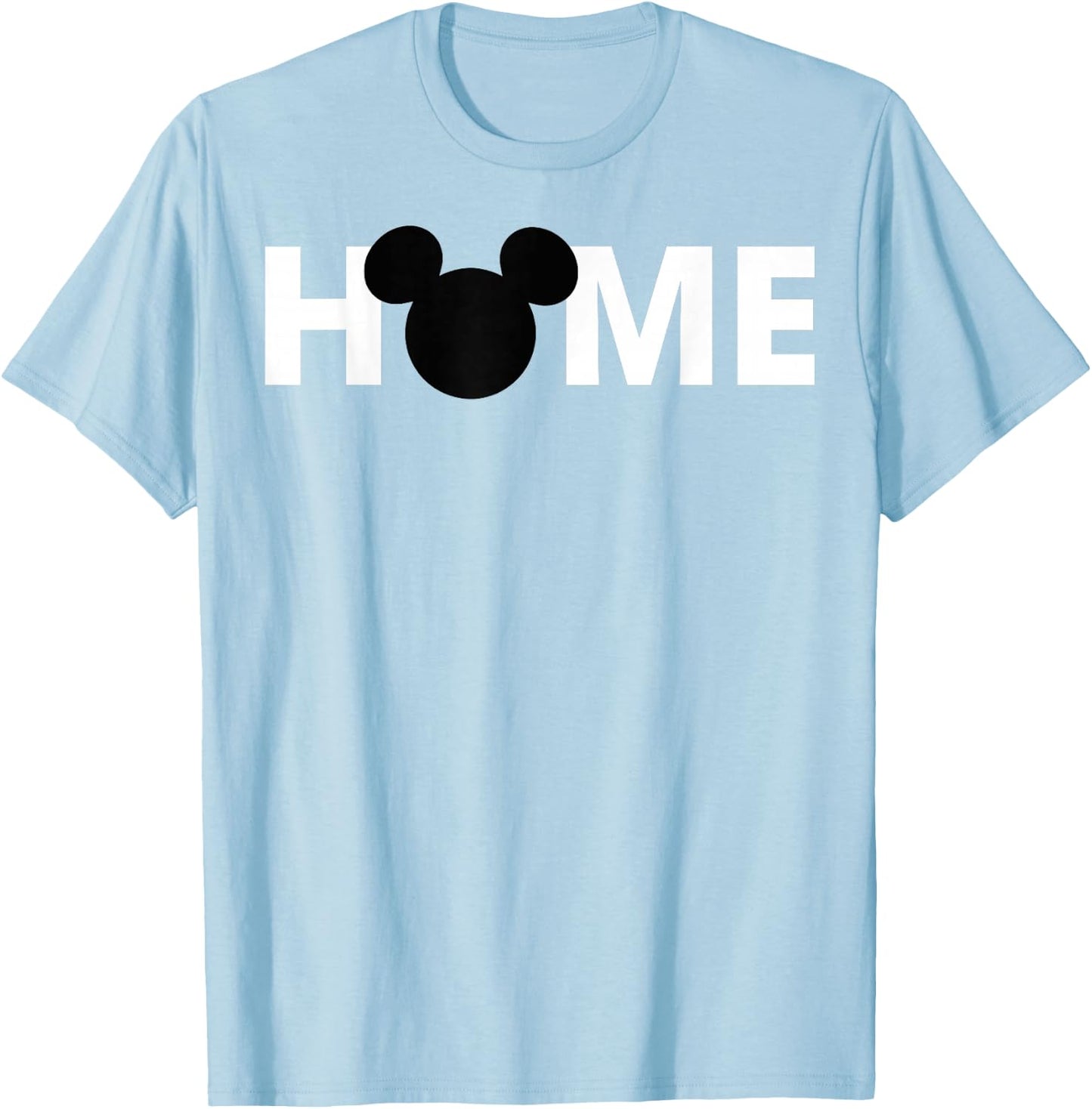 Disney Mickey And Friends Mickey Silhouette Home T-Shirt - T-Shirt | Light Blue