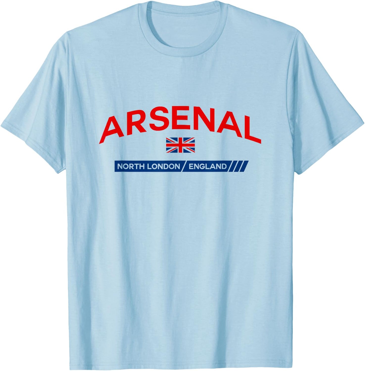 Arsenal Town of North London, England UK T-Shirt - T-Shirt | Light Blue