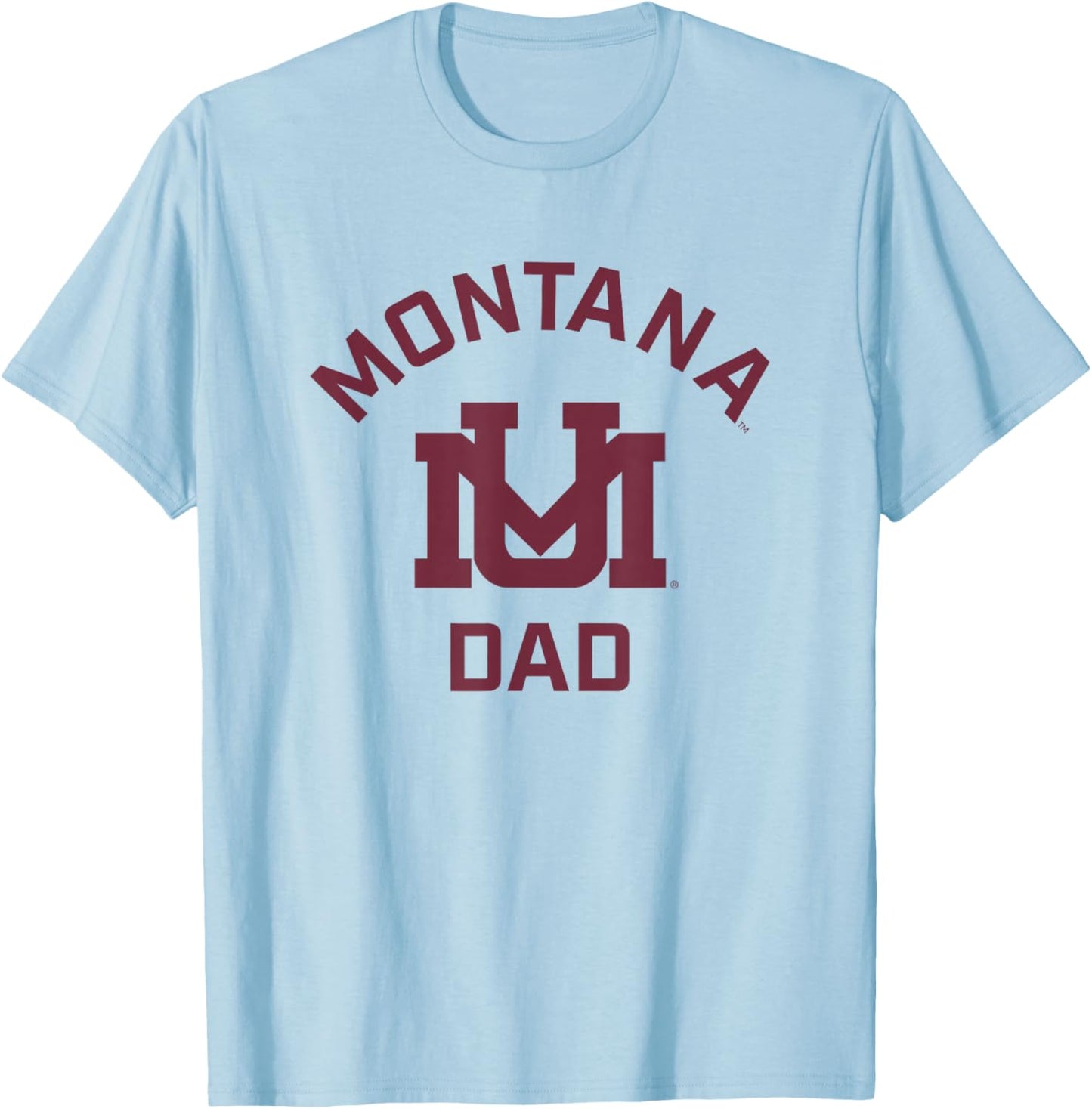 University of Montana Grizzlies Arched Dad T-Shirt - T-Shirt | Light Blue
