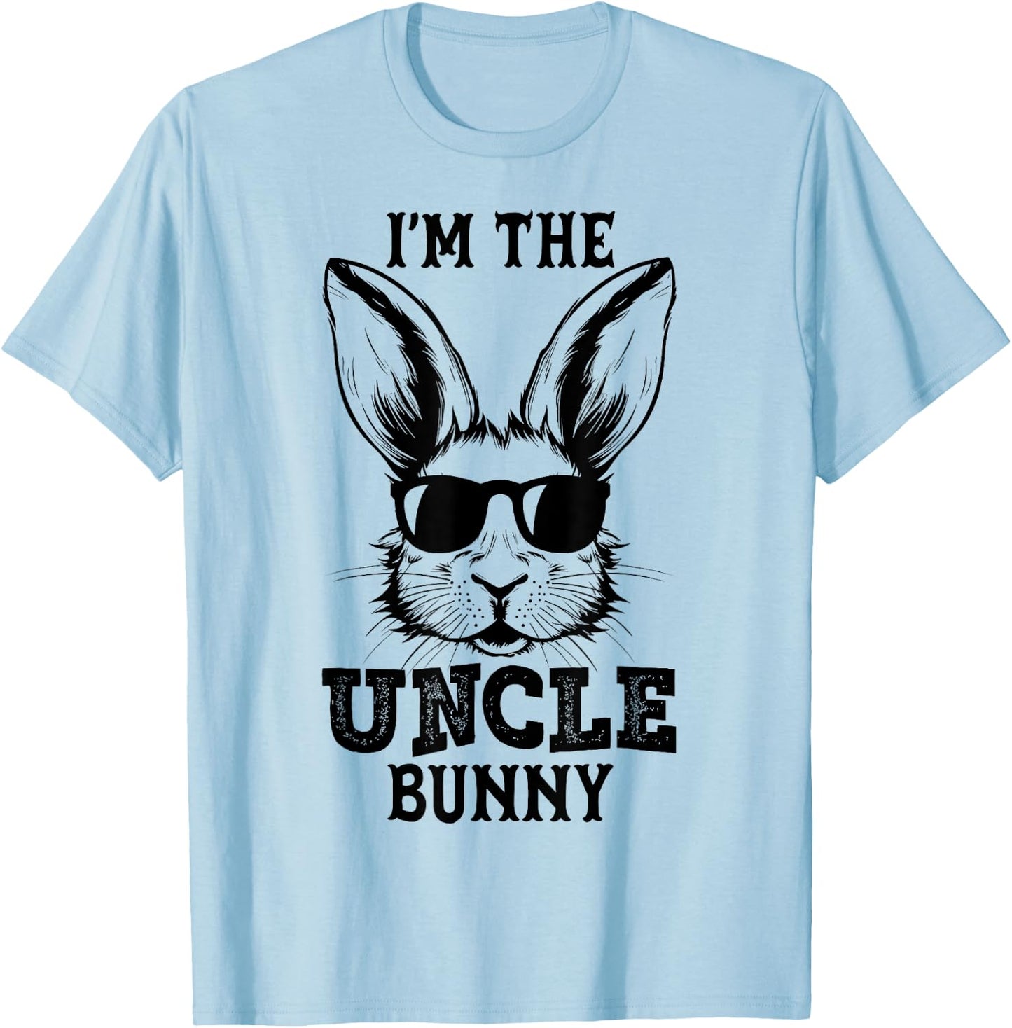 Uncle Bunny Matching Family Group Easter Day Gifts T-Shirt - T-Shirt | Light Blue