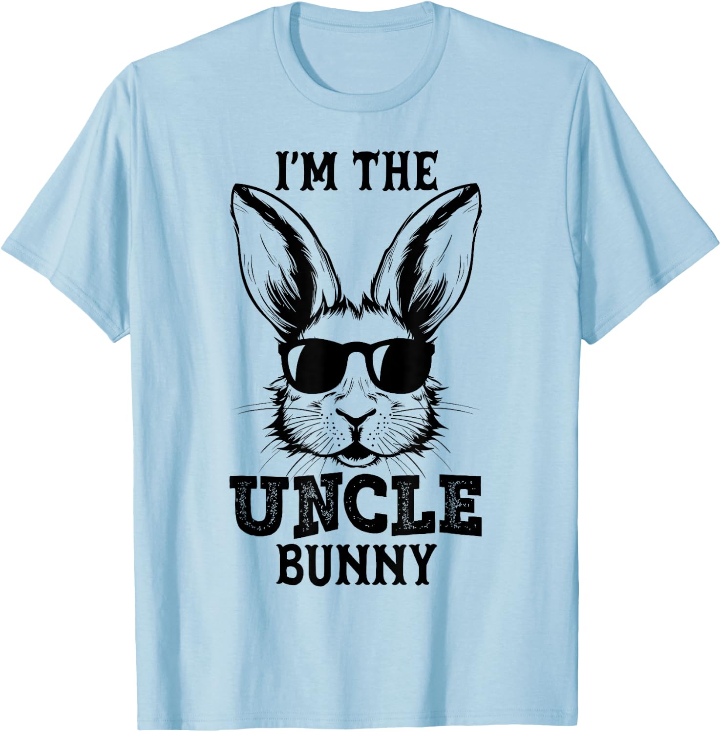 Uncle Bunny Matching Family Group Easter Day Gifts T-Shirt - T-Shirt | Light Blue