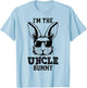 Uncle Bunny Matching Family Group Easter Day Gifts T-Shirt - T-Shirt | Light Blue