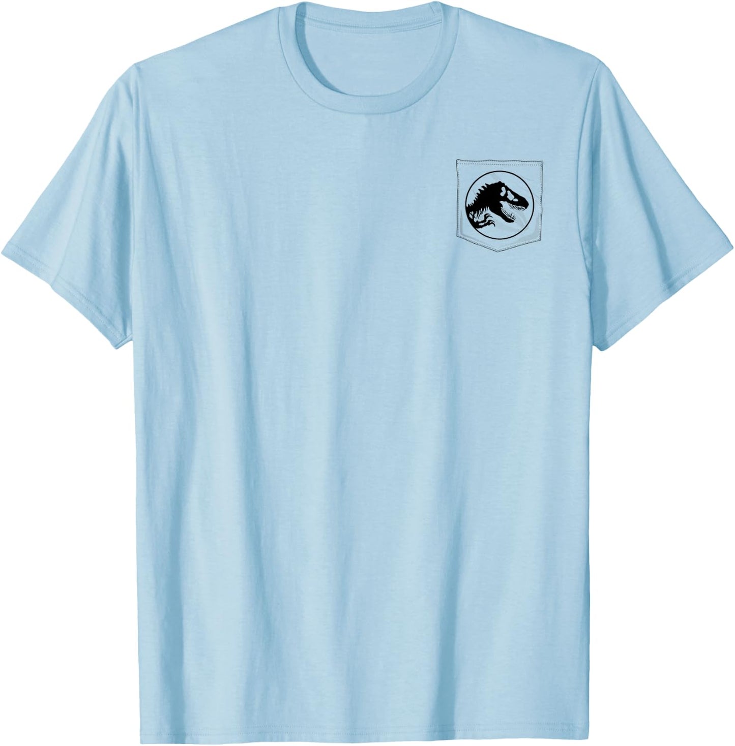 Jurassic World: Camp Cretaceous Camp Counselor Pocket T-Shirt - T-Shirt | Light Blue