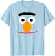 Sesame Street Bert Face Halloween Costume T-Shirt - T-Shirt | Light Blue